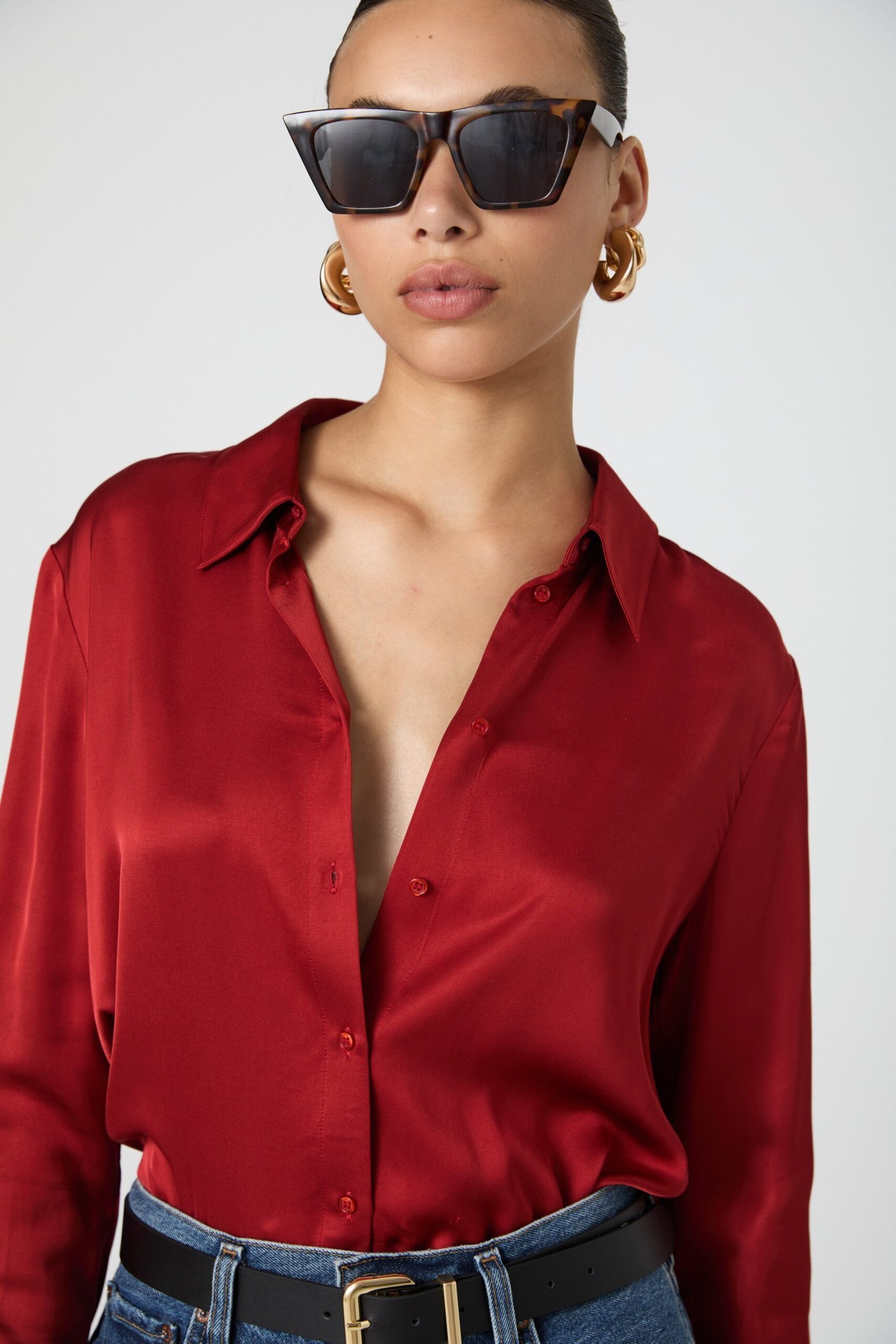2024_7_FrenchConnection_6561-scaled-1-1.jpg Ennis Satin Shirt - Image 1